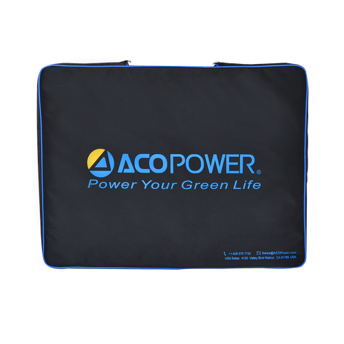ACOPower 120W Portable Solar Briefcase Kit — 12V, with 20A LCD Charge Controller