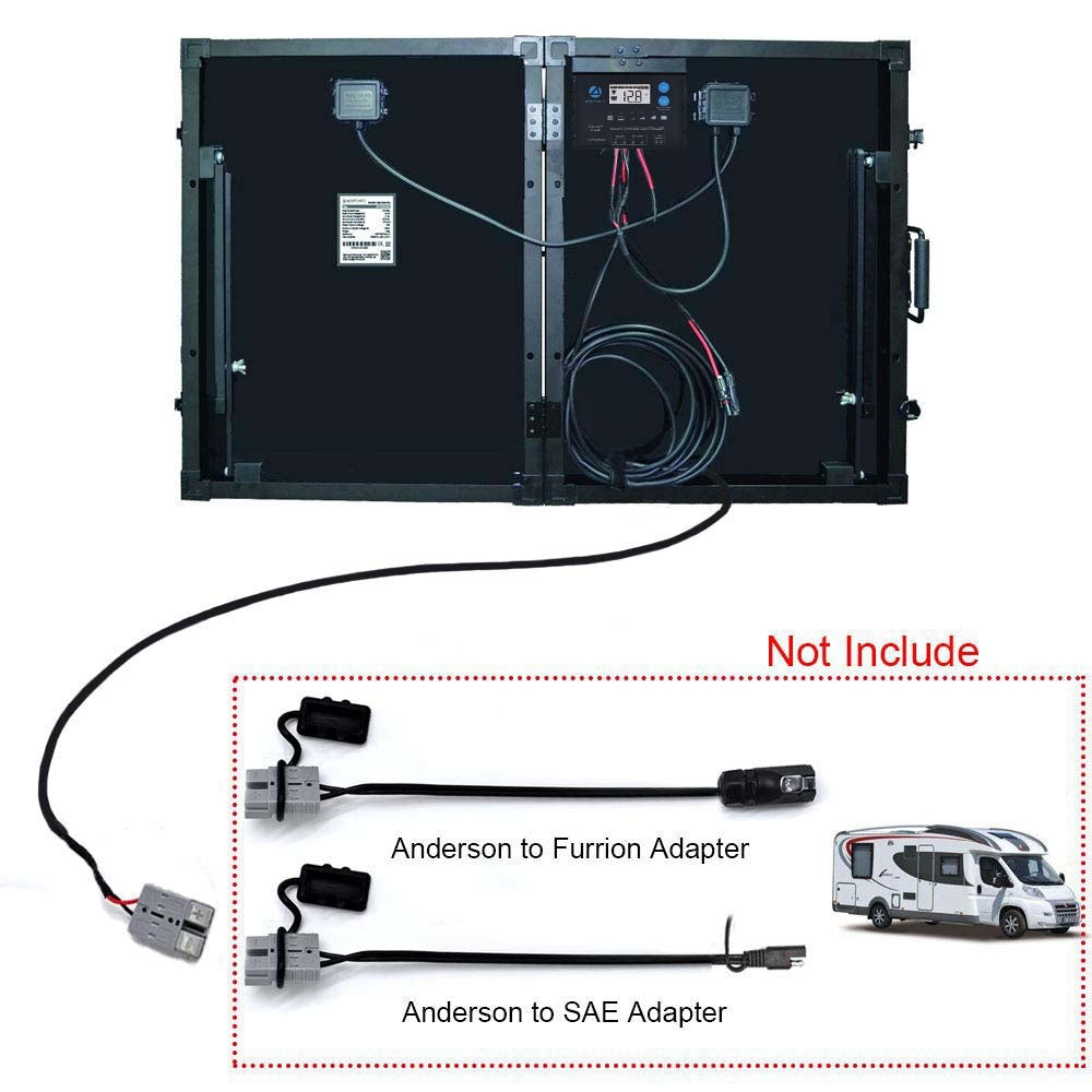 ACOPower 100W Foldable Solar Kit — 12V, with 20A Waterproof Charge Controller