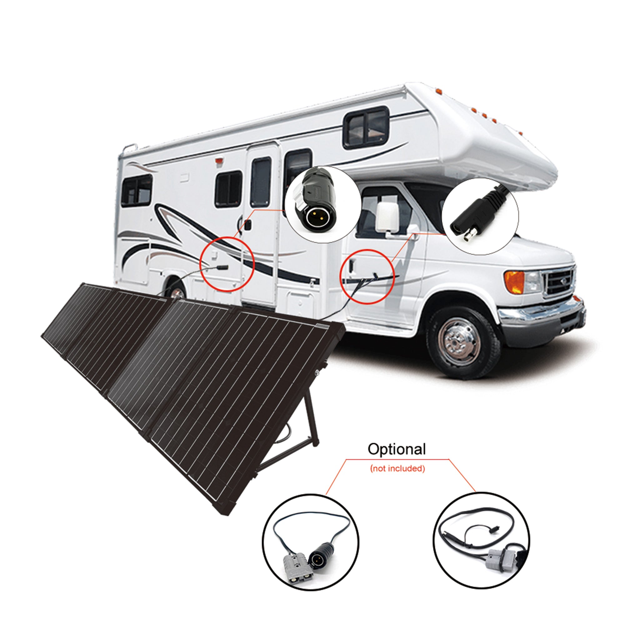 ACOPower 200W Portable Solar Briefcase Kit — 12V, with MPPT Charge Controller