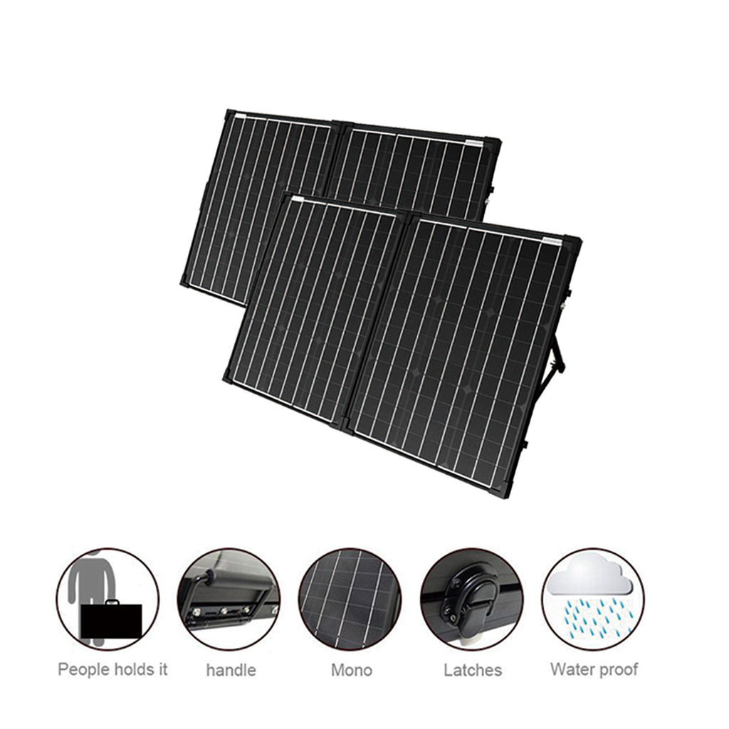 ACOPower 200W Portable Solar Briefcase Kit — 12V, with MPPT Charge Controller