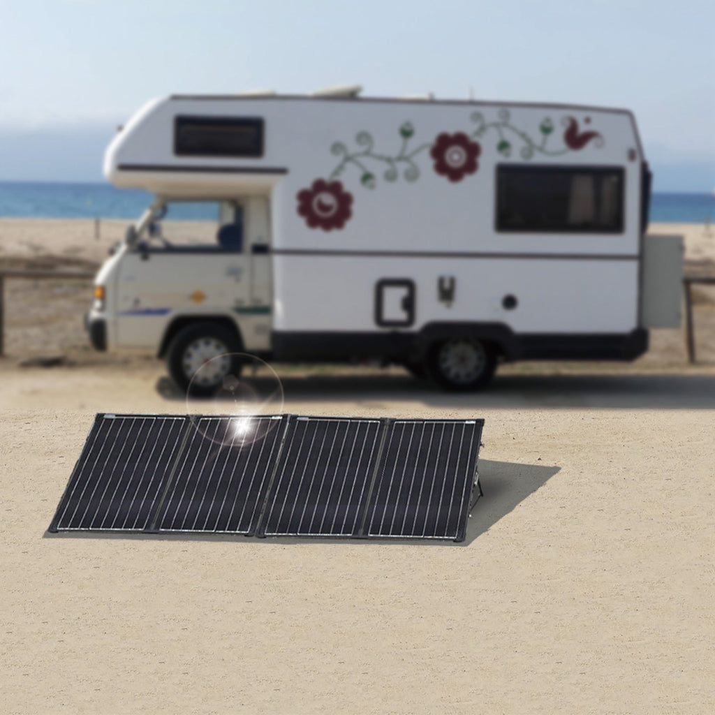 ACOPower 200W Portable Solar Briefcase Kit — 12V, with MPPT Charge Controller