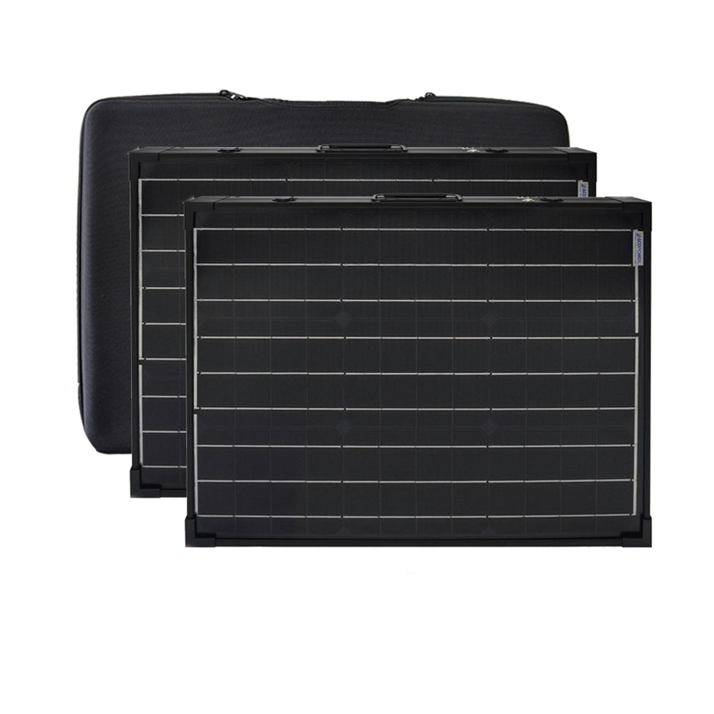 ACOPower 200W Portable Solar Briefcase Kit — 12V, with MPPT Charge Controller